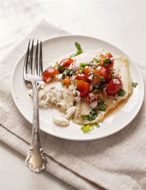 Tilapia with spicy fresh salsa - Feast and Farm