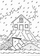 Free & Easy To Print House Coloring Pages  Tulamama sketch template