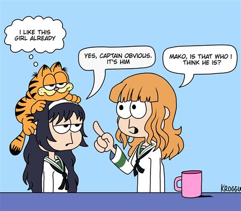 more girls und garfield shenanigans (oc) : r/GIRLSundPANZER