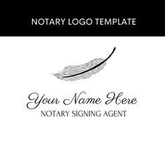 Professional Notary Logos