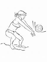 Free Printable Volleyball Coloring Pages For Kids sketch template