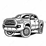 Toyota Tacoma Truck Coloring Page 27184 21482 sketch template
