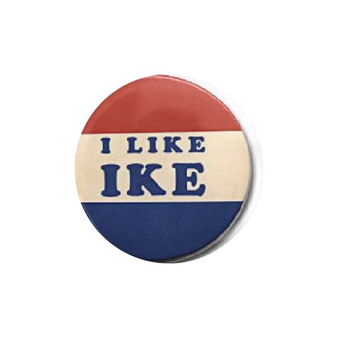 I like Ike Button by loopysrealmshop