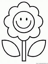 Simple Flower Coloring Pages  Home sketch template