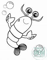 Free Printable lobster coloring Page – Artofit sketch template