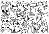 Junk Food Coloring Page sketch template