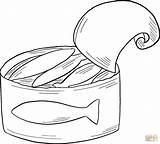 Canned Fish coloring Page  Free Printable Coloring Pages sketch template