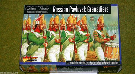 RUSSIAN NAPOLEONIC PAVLOVSK GRENADIERS Warlord Games Black Powder 28mm – ARCANE Scenery and Models