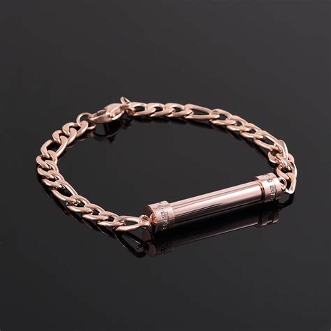 5026 Top Qulity 316L Stainless Steel Cylinder/Tube Cremation Bracelet ...