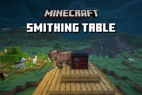 How to Make a Smithing Table in Minecraft