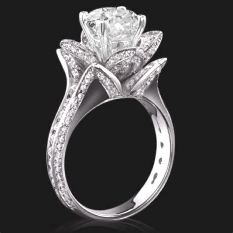 Rose Shaped Wedding Ring - mafia wedding