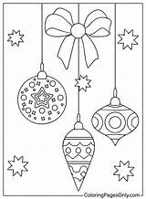 Christmas Ornaments Coloring Page  Free Printable Pages sketch template