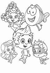 Bubble Guppies Coloring Sheet sketch template