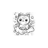 Purrfectly Cute Cats Coloring Pages Bundle  Etsy sketch template