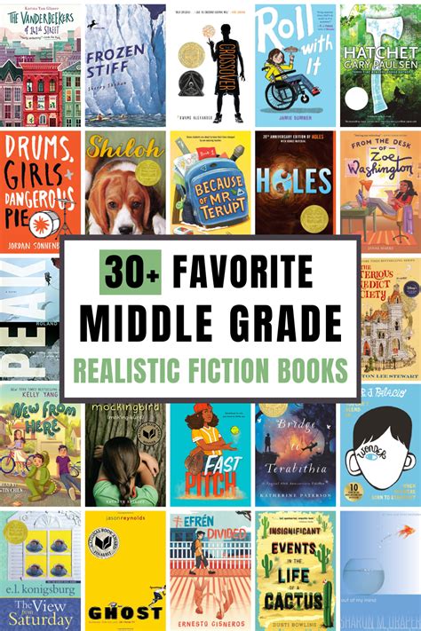 30+ Favorite Middle Grade Realistic Fiction Books (Pinterest Pin (1000 × 1500 px)) - Everyday ...