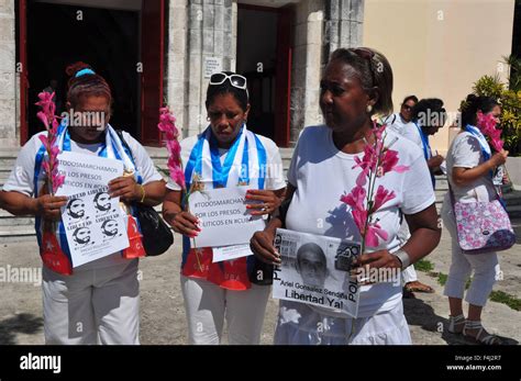 Havana, Cuba. 11th Oct, 2015. Ladies in White, opposition movement in ...