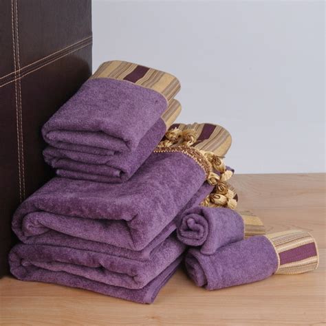 Avanti Marquise Purple Towels (Set of 6) - Free Shipping Today - Overstock.com - 10398327