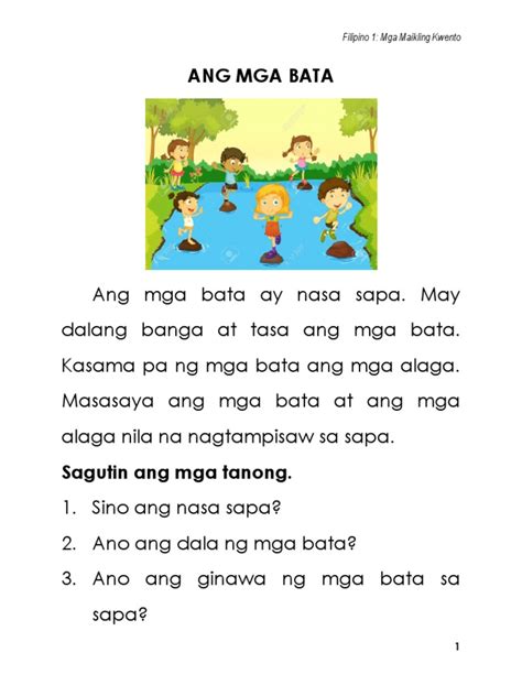 Maikling Kwentong Pambata Na May Ikaw Kayo Saloobin Pambata | Porn Sex ...