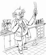 Chemical Scientist Coloring Page  Free Printable Coloring Pages For Kids sketch template