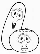Larry And Bob The Tomato coloring page sketch template