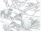 Dark Crystal Coloring Book On Behance sketch template