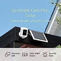 Ring Spotlight Cam Plus w/Solar Panel