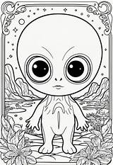 Aliens Coloring – Color My Pages sketch template