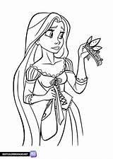 Rapunzel Coloring Pages  Bestcoloringpagesnet sketch template