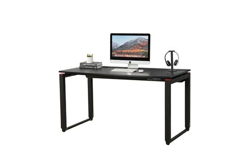 Four Legs Electric Ergonomic RGB Light Height Adjustable Standing Gaming Desk - China Standing ...