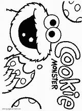 Free Cookie Monster Coloring Pages sketch template