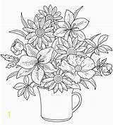 Free Printable Spring Flowers Coloring Pages Home sketch template