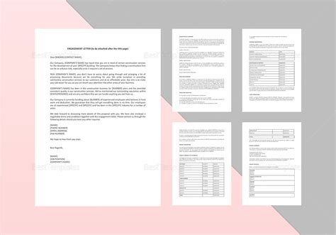 Construction Proposal Template in Word, Google Docs, Apple Pages