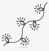 String Lights Coloring Page Pages sketch template