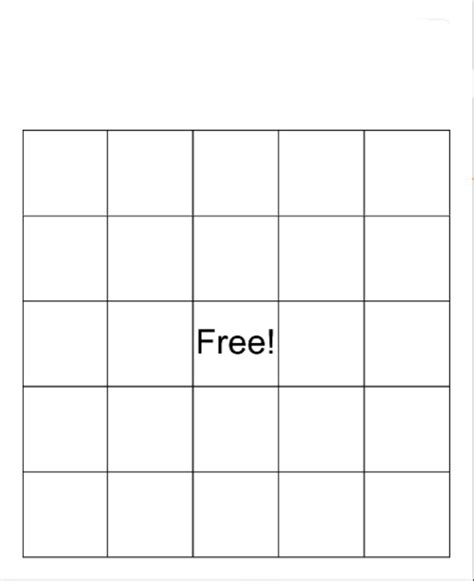 blank bingo template (with better font) Blank Template - Imgflip