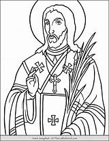 Easy Catholic Coloring Pages sketch template