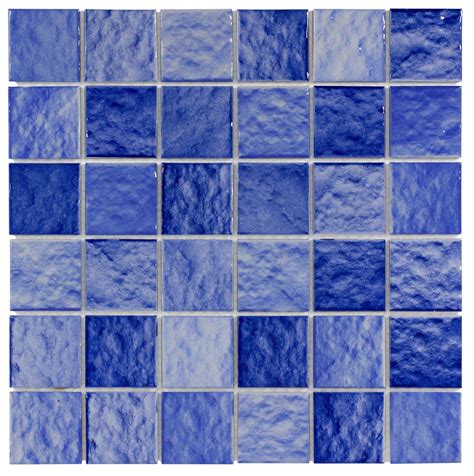 Classic 2x2 Squares Gloss Blue Ceramic Mosaic Tile Mto0301 | Free Download Nude Photo Gallery