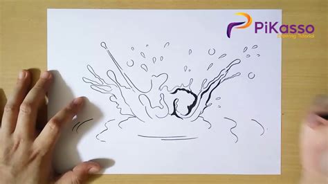 How To Draw Splashing Water - Contestgold8