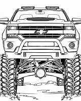 Square Body Chevy Coloring Page  Classic C10 Truck Art sketch template