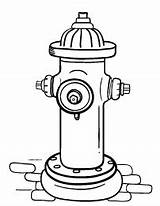 Fire Hydrant Coloring Page sketch template