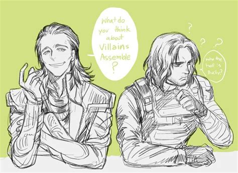 Loki and Bucky. Oh, Loki, being oblivious. :) | Marvel, Superhelden, Held