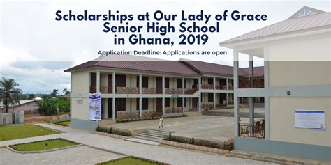 Scholarships at Our Lady of Grace Senior High School in Ghana, 2019