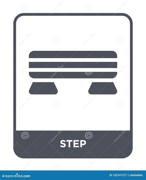 Step Icon in Trendy Design Style. Step Icon Isolated on White Background Stock Vector ...