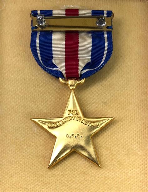 Battlefront Collectibles - WW2 Named Silver Star Medal with Citation - SOLD