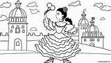 Coloring Page Of Spanish culture Download Or Print For Free sketch template