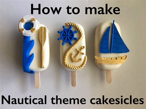 Nautical Cake Pops, Nautical Theme, Cake Cookies, Cupcake Cakes, Paletas Chocolate, Ice Cream ...