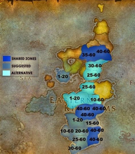 World Of Warcraft Classic Leveling Zones - Design Talk