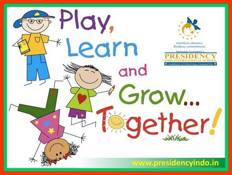 #Play #Learn and #Grow #Together #presidencyindo #kids #primary #preprimary | Preschool lesson ...