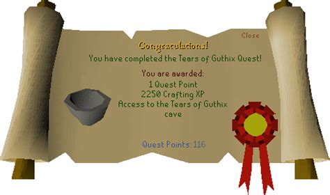 Tears of Guthix (Quest) - Vidyascape