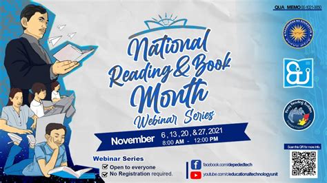 NOVEMBER IS NATIONAL READING AND BOOK MONTH. - YouTube