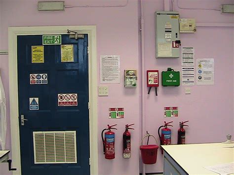 Lab Safety Sineage | Standard safety equipment for the biome… | Flickr
